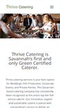 Mobile Screenshot of cateringbythrive.com